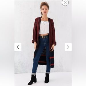 Urban Outfitters Ecote Multicolored Retro Knit Cardigan XS